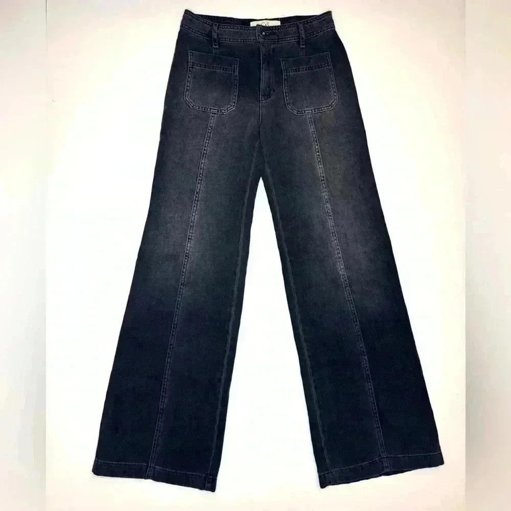 C&S By Cloth&Stone Women’s Wide Leg front pockets Pants Size- 24